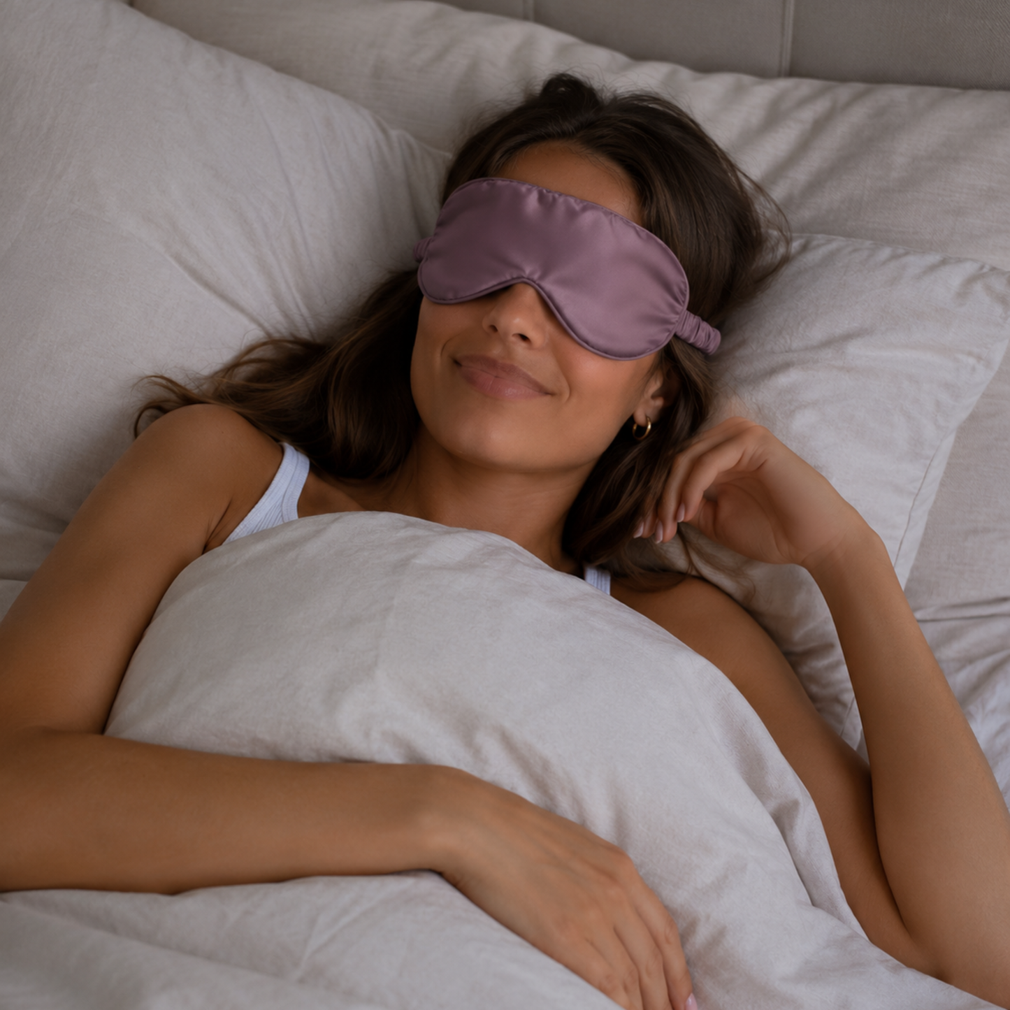 Sovemaske Silke | Lilla