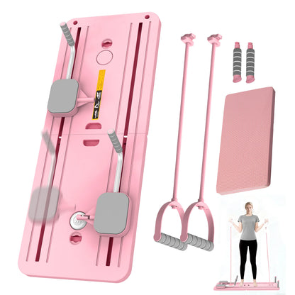 Multifunctional Fitness Plate Abdominal Board Push up Automatic Rebound Pilates Board Abdominal Board Exercise Push-Ups Stands