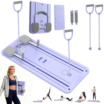 Multifunctional Fitness Plate Abdominal Board Push up Automatic Rebound Pilates Board Abdominal Board Exercise Push-Ups Stands