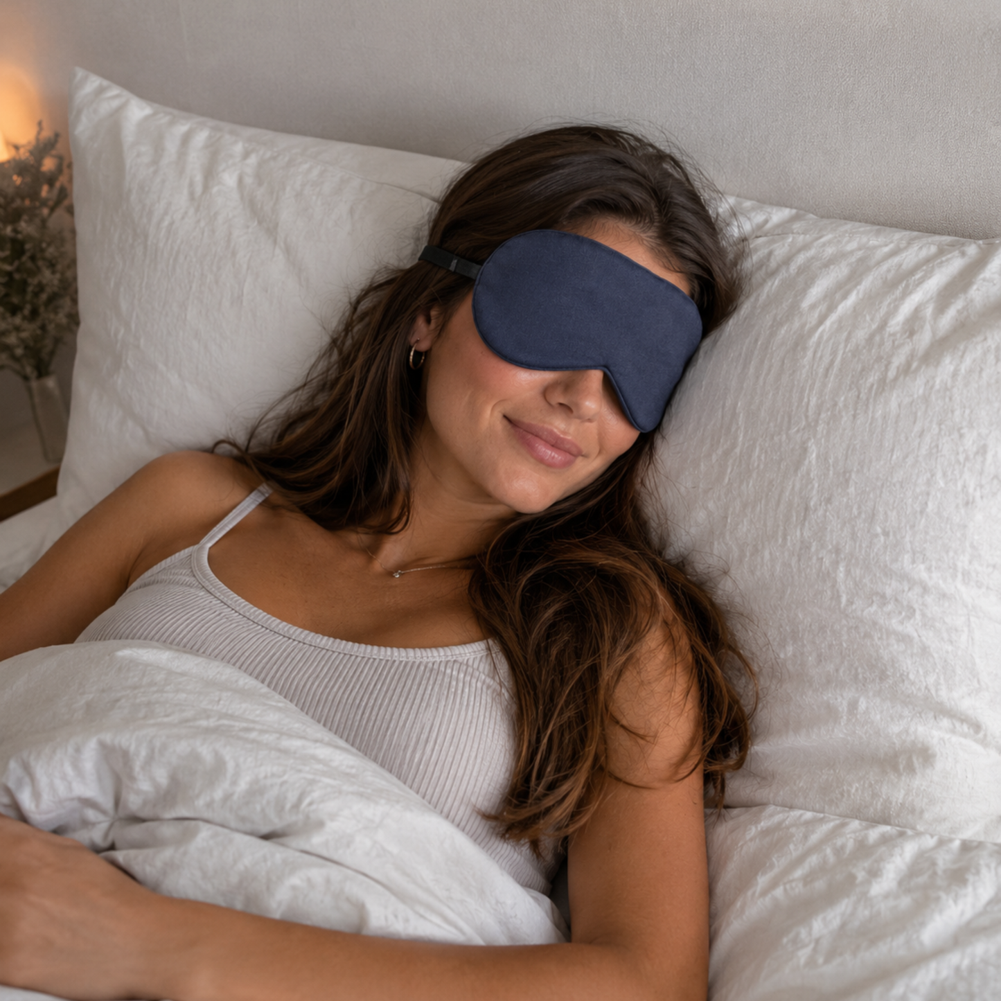 Sovemaske Bambus | Blå
