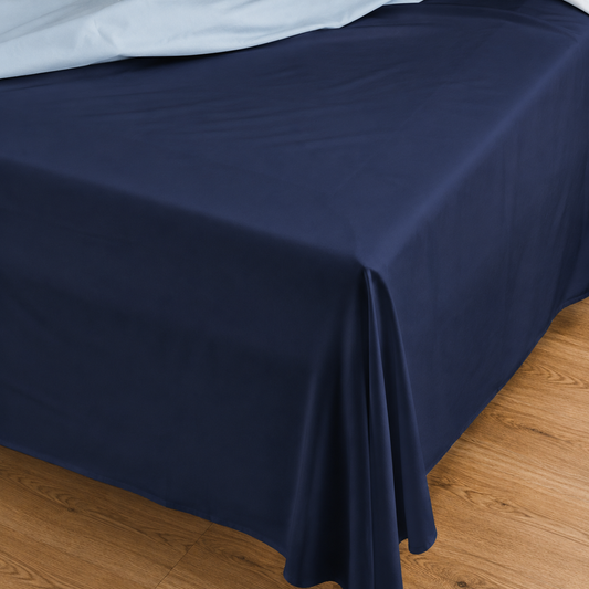 Bambus Fladlagen | Navy blå