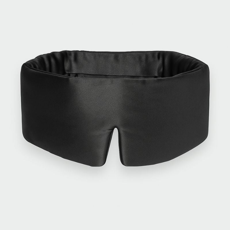 Silke Sovemaske med Total Black-Out Design | Justerbar og Hypoallergenisk for Optimal Søvn 0